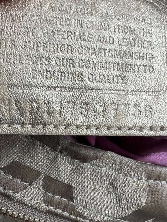 Coach Madison Sateen Maggie Silhouette Shoulder Bag - Picture 12 of 15